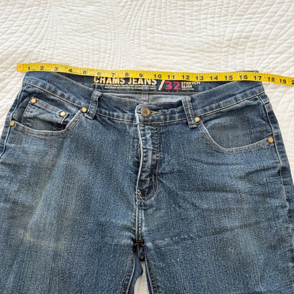 Champs Jeans Men’s 32x32 Stretch Slim Fit Blue Denim Casual Jeans - Picture 8 of 10